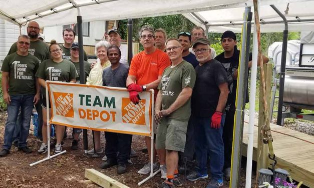 Home Depot, Council on Aging come together to build ramps, help veterans’ families