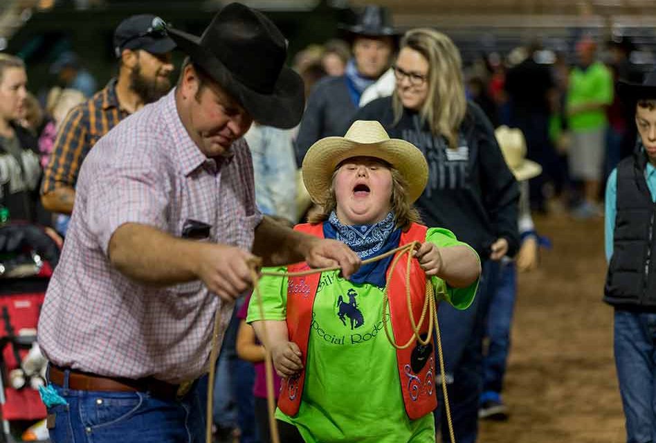 Sunday morning special needs rodeo “a blessing” to and from the Silver Spurs