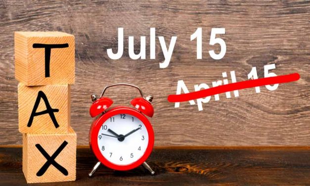 A reminder that tax day this year is July 15 instead of today, but file so you can get your stimulus check faster