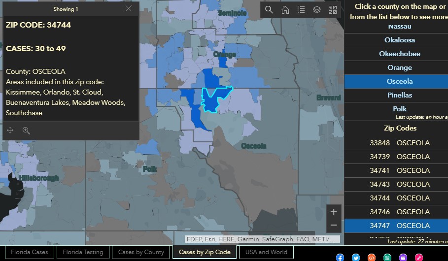Department Of Health Covid 19 Dashboard Now Includes Zip Code