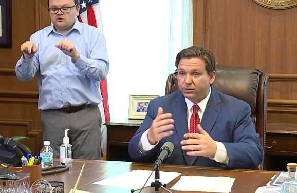 Gov. Ron DeSantis issues 30-day state-wide stay-at-home order starting midnight Thursday