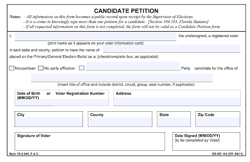 County Commission candidate working to have petition qualification process suspended due to COVID-19 effect