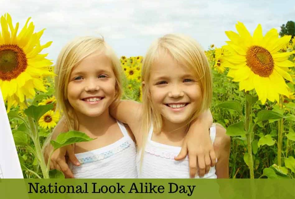 It’s April 20th, and that means it’s National Look Alike Day!