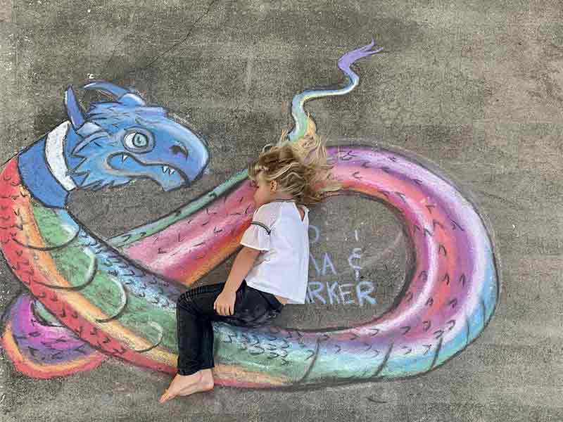 Chalk Art Osceola