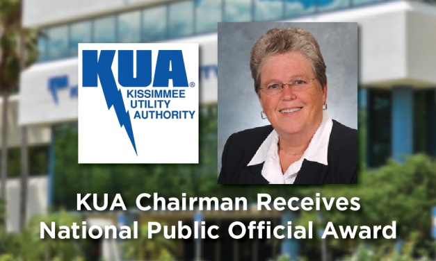 KUA Chairman Kathleen Thacker receives national public power official award