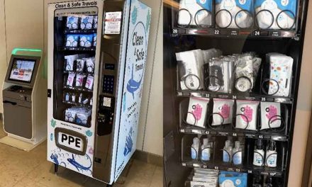 Forget to pack your face mask for your flight? Not to worry… OIA now has PPE vending machines