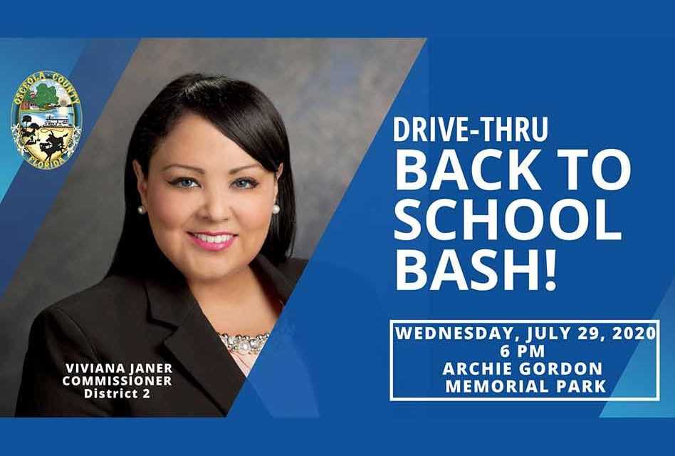 Osceola County District 2 Back to School Drive-thru with County Commission Chairperson Viviana Janer