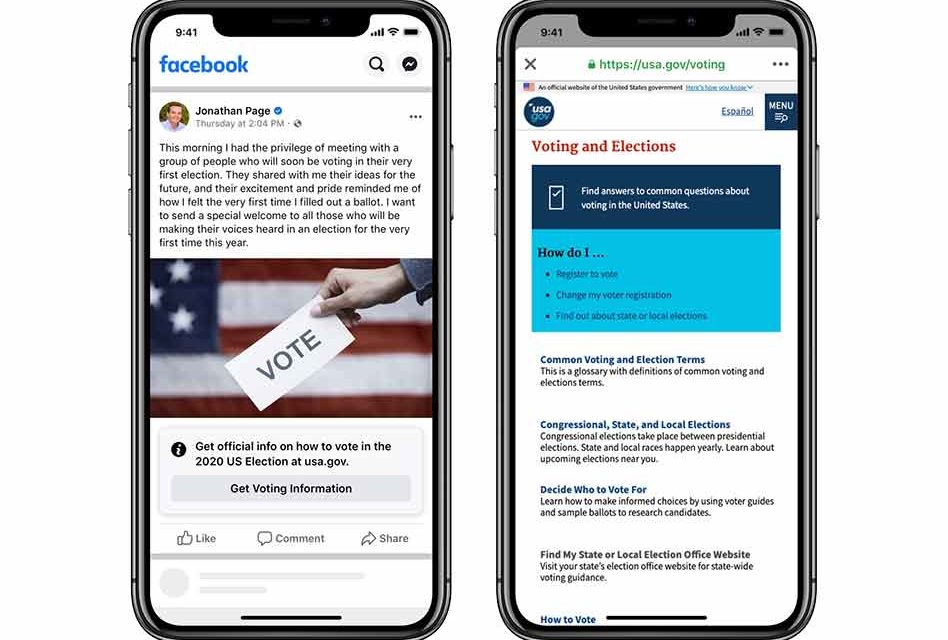 Facebook to add labels about voting on posts from political candidates