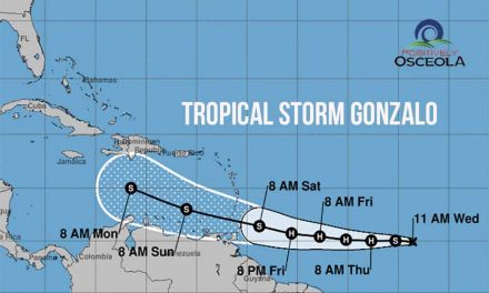 Tropical Storm Gonzalo officially forms in the Atlantic, sets new record