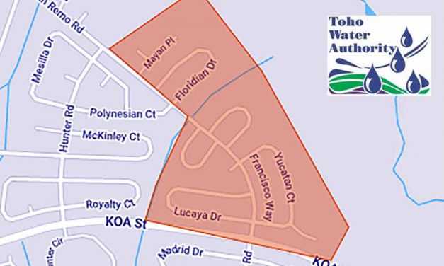 Toho Water issues precautionary boil water advisory to customers located on San Remo Road