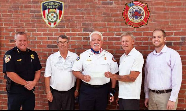 Kissimmee Fire & Police receive $26 thousand donation from former Osceola Hundred Club