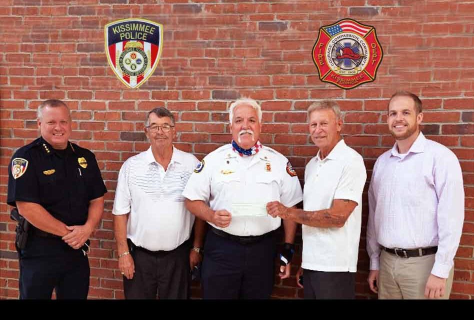 Kissimmee Fire & Police receive $26 thousand donation from former Osceola Hundred Club