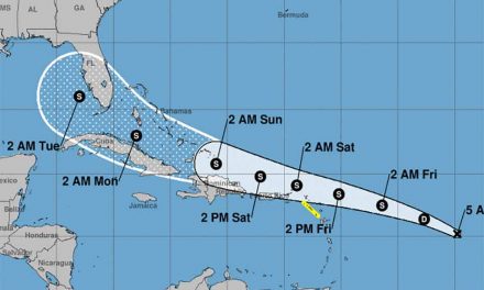 Tropical Depression 13 continues to move toward Florida, could become TS Laura later today