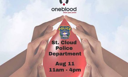 St. Cloud Police Department to Host “One Blood” blood-drive Tuesday