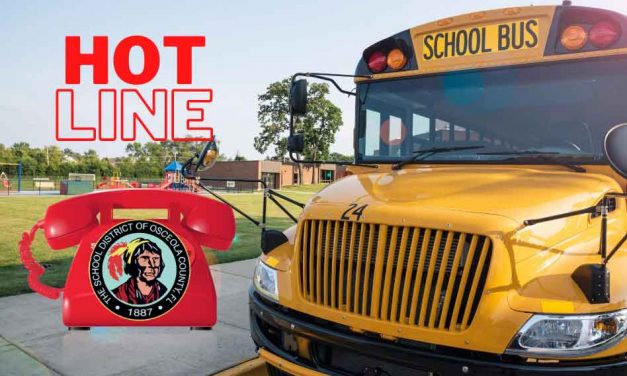 Osceola School District’s Transportation Services Back-To-School Parent Hotline Is Open