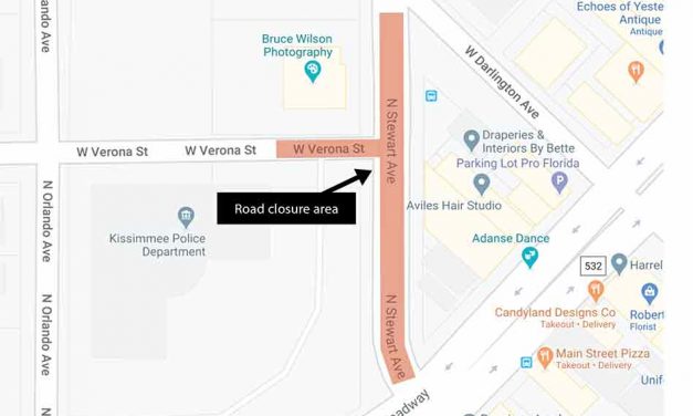 Toho Water Authority announces temporary closure to thru traffic on N. Stewart Avenue to begin on August 21 for sewer work