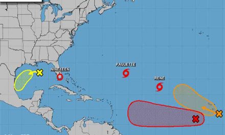 Tropical Depression 19 forms off Florida’s east coast, heading toward the Gulf