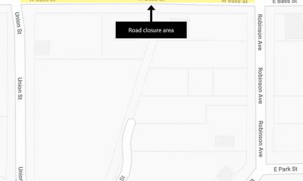 Closure to thru traffic on W. Bass Street begins today, September 16, for sewer rehabilitation project