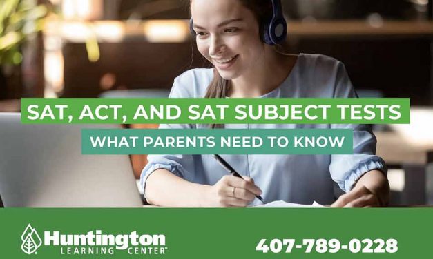Huntington Learning Center Free Webinar:  SAT, ACT, and SAT Subject Tests – What Parents Need to Know