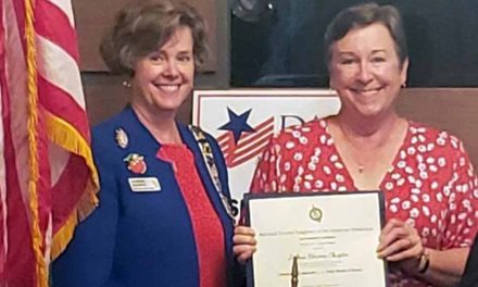 Daughters of the American Revolution Joshua Stevens Chapter presents Medal of Honor to local veteran Christine Falkowski