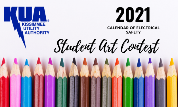 Kissimmee Utility Authority Seeking Student Art Entries for 2021 Electrical Safety Calendar
