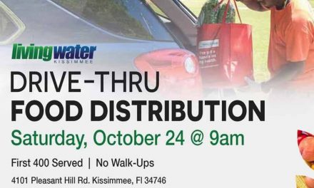 Living Water Fellowship in Kissimmee to host free food distribution on Saturday at 9am