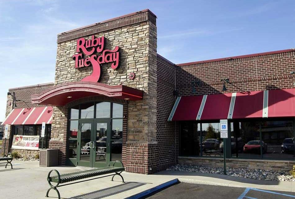 Ruby Tuesday closing 185 restaurants, files Chapter 11