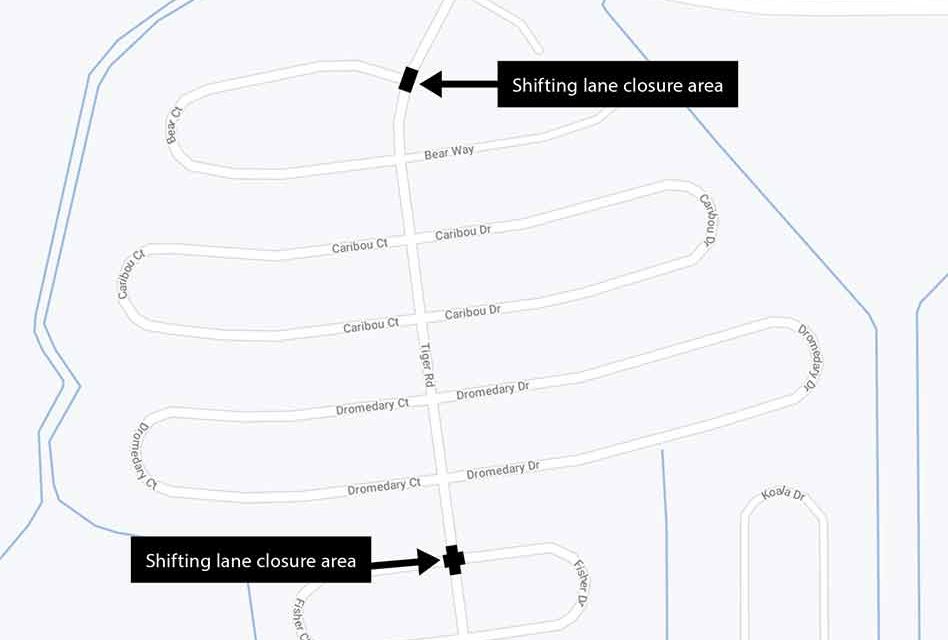 Toho Water announces lane closures on Tiger Rd. in Poinciana starting November 16 for sewer project