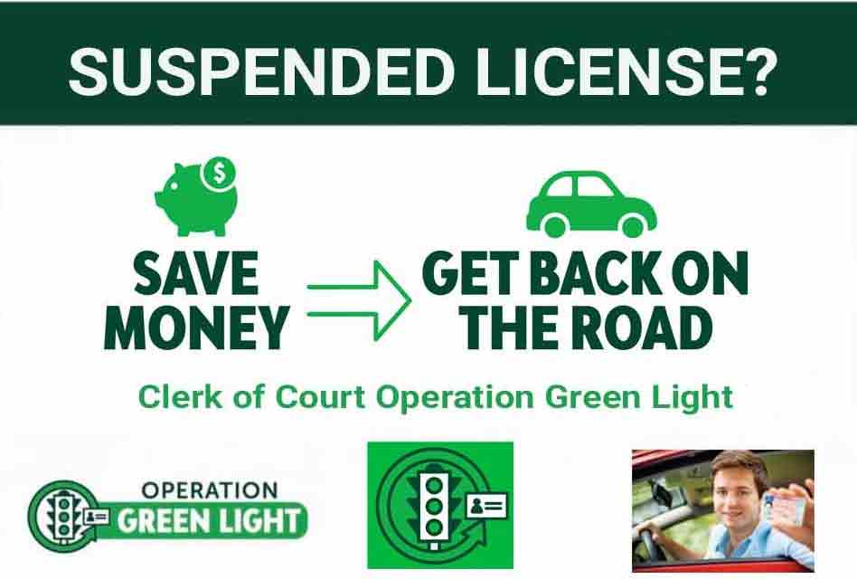 Osceola County Clerk’s Office to hold driver license reinstatement event, Operation Green Light 2020