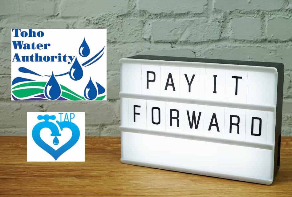 Toho Water Authority customers can now “pay it forward to help others