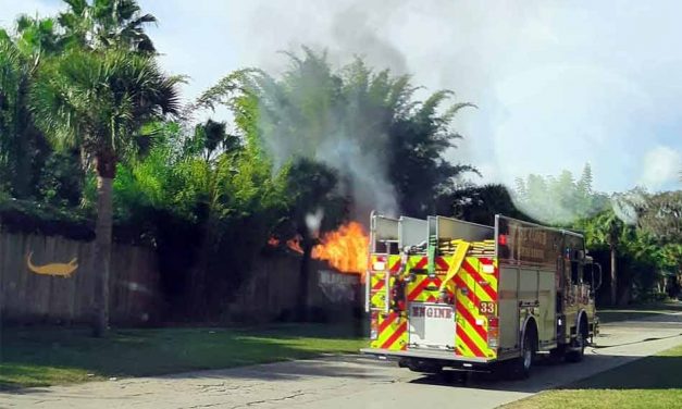 St. Cloud and Osceola Fire Rescue teams work together to extinguish fire at Wild Florida