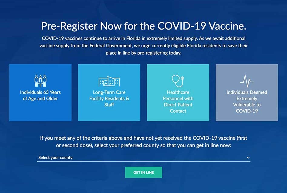 Pre-registration for COVID-19 vaccinations announced by FDOH Osceola and  Osceola County Office of Emergency Management