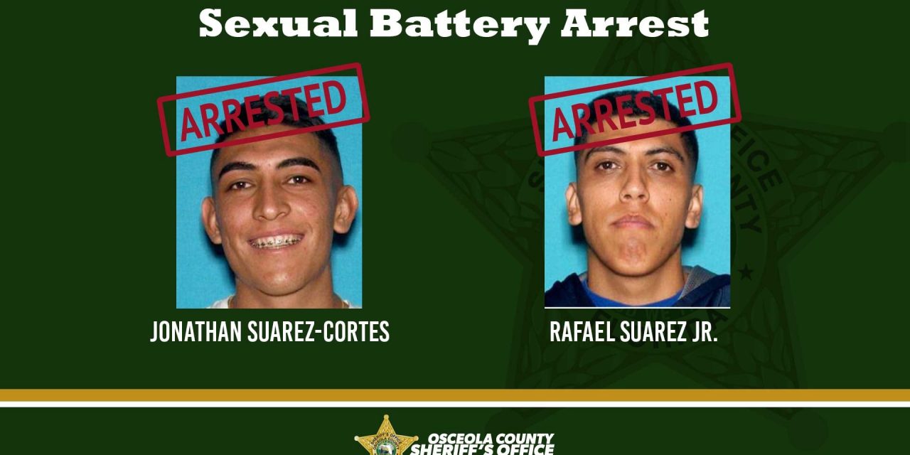 Osceola Sheriff Deputies arrest two men on Monday for sexual battery, given zero bond