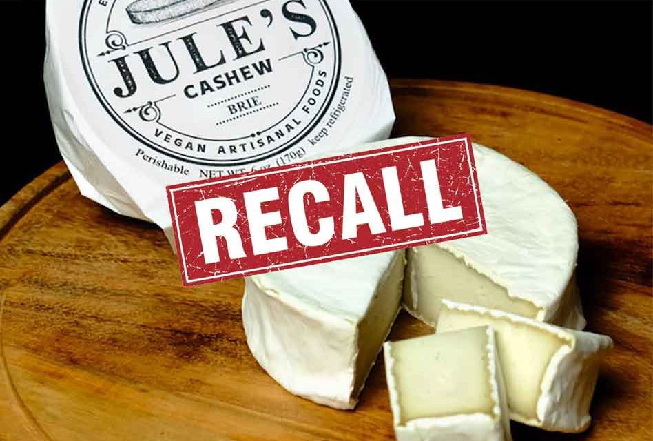 Jule’s vegan cheese alternative recalled for salmonella in Florida and 16 other states