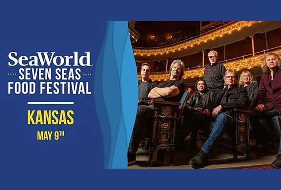 SeaWorld Orlando to feature music icon Kansas at Seven Seas Food Festival May 9