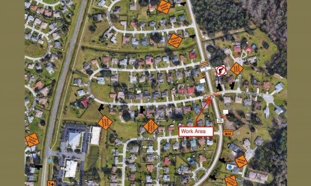 Road closure to thru traffic at the Mendoza Dr./Ln. and San Remo Rd. intersection to resume April 12 for sewer project