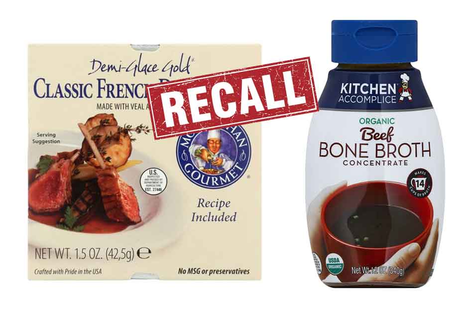 Company recalls over 6000 lbs. of beef and veal broth, due to possible