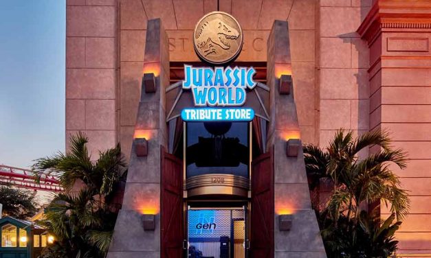 Universal Orlando Resort guests can get their “claws” on Jurassic World and VelociCoaster inspired merchandize beginning May 27