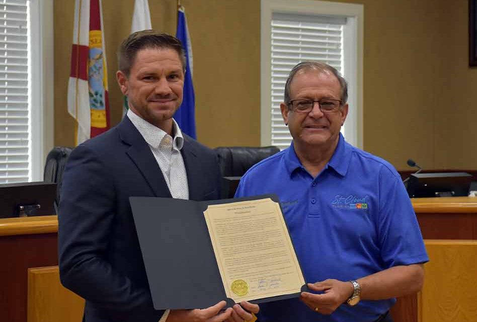 City of St. Cloud says thank you to Prescriptions Unlimited’s Eric Lawson amid pandemic, issues proclamation