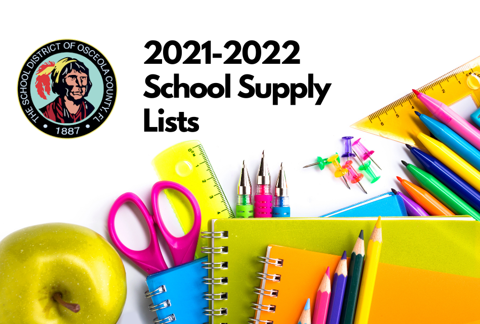 Summer is marching on, time to get those school supplies in Osceola County!