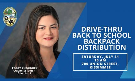 Osceola County, Commissioner Peggy Choudhry, to host drive-through back to school backpack giveaway