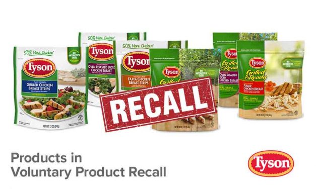 Tyson recalls 8.5 million pounds of ready-to-eat chicken products due to possible listeria