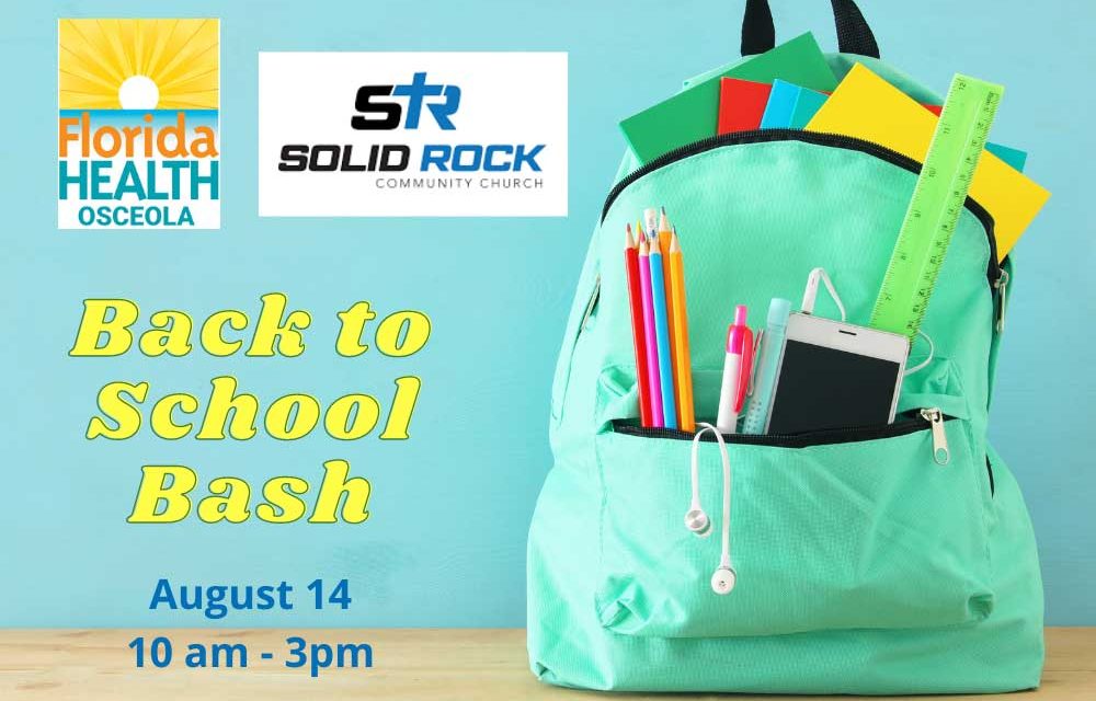 FDOH in Osceola County Partners with Solid Rock Community Church for Back to School Event