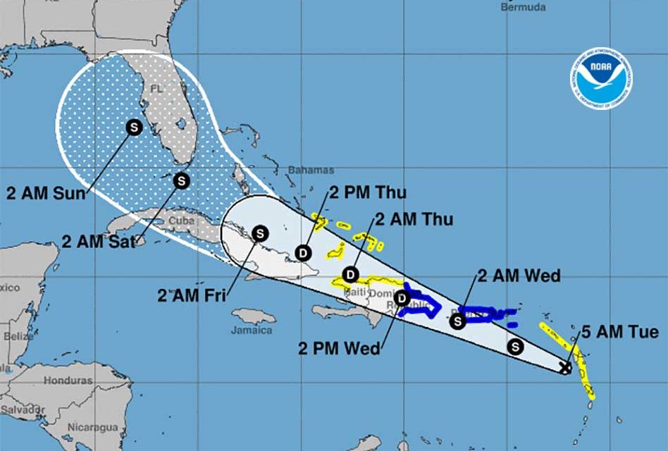 Tropical Storm Fred expected to form today, may head to Florida