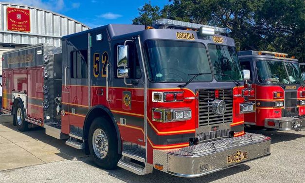 Osceola County puts new fire engine into service at Station 52 on Pine Grove