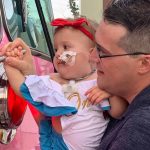 St. Cloud family who lost their one-year-old daughter to cancer, gives back to help a little girl fighting for her life