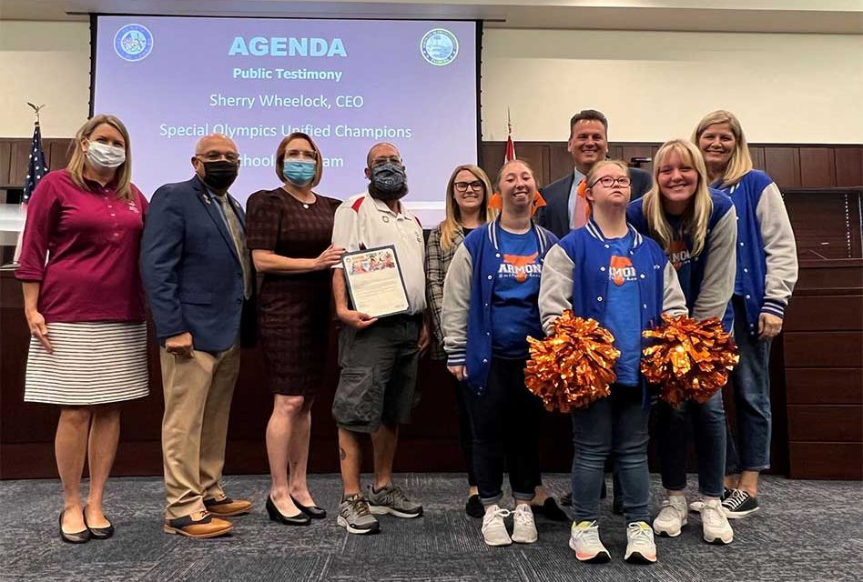 Special Olympics Makes Very Special Presentation During Annual Legislative Delegation Meeting