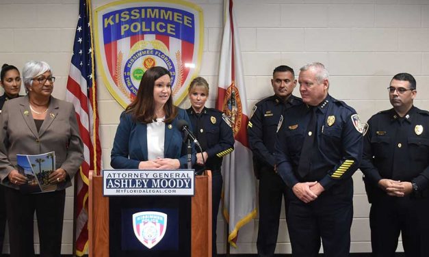 Attorney General Moody Honors Kissimmee Police Officers’ Selfless, Dedicated Service with Thin Line Tribute