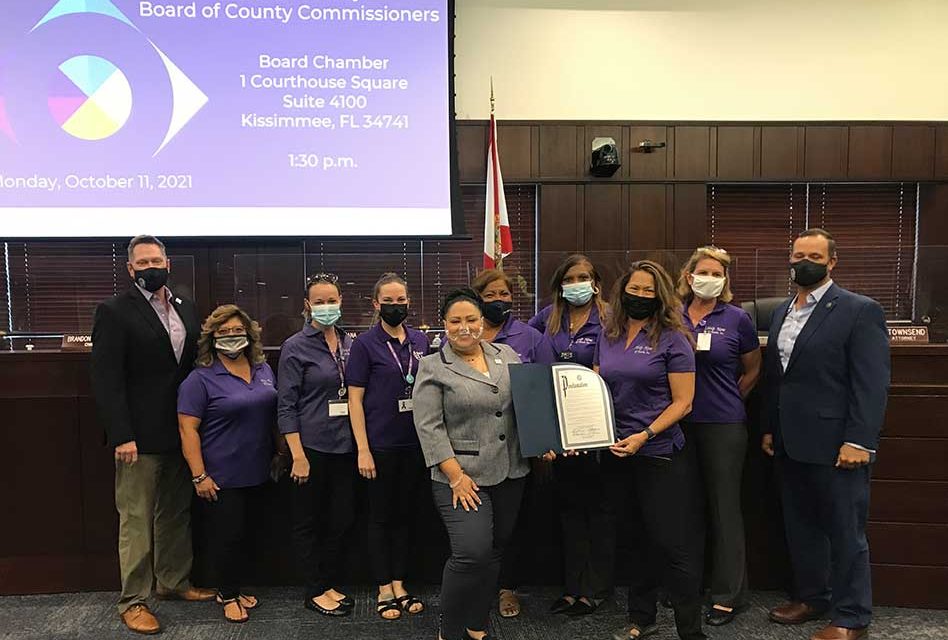 Osceola County Proclaims October as Domestic Violence Awareness Month in Osceola County
