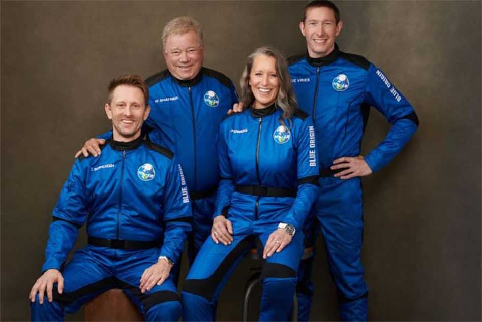 Captain Kirk (William Shatner ) is about to be the oldest person ever blasted into space, 10am today!